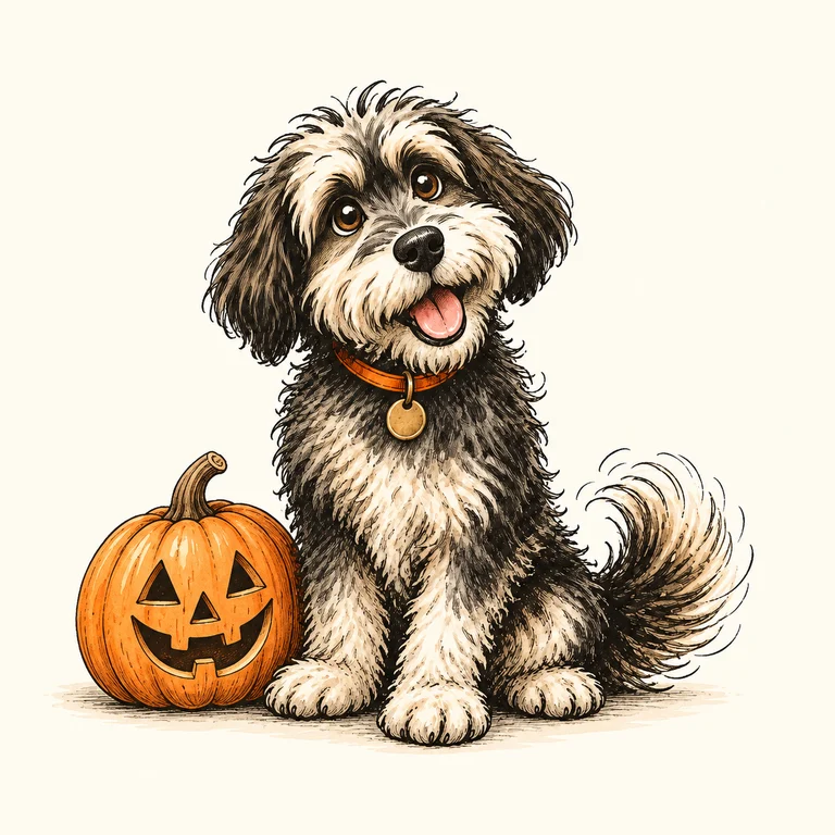UDO, the scruffy dog guide: halloween