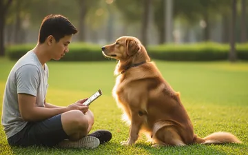 Illustration for Assess My Dog, a dog personality quiz