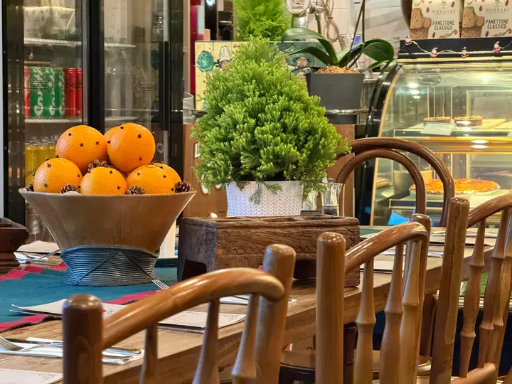 A dog at Choupinette in Singapore.