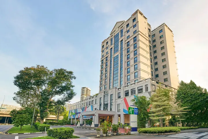 Dog enjoying time at Holiday Inn Express & Suites Singapore Novena by IHG in Singapore.