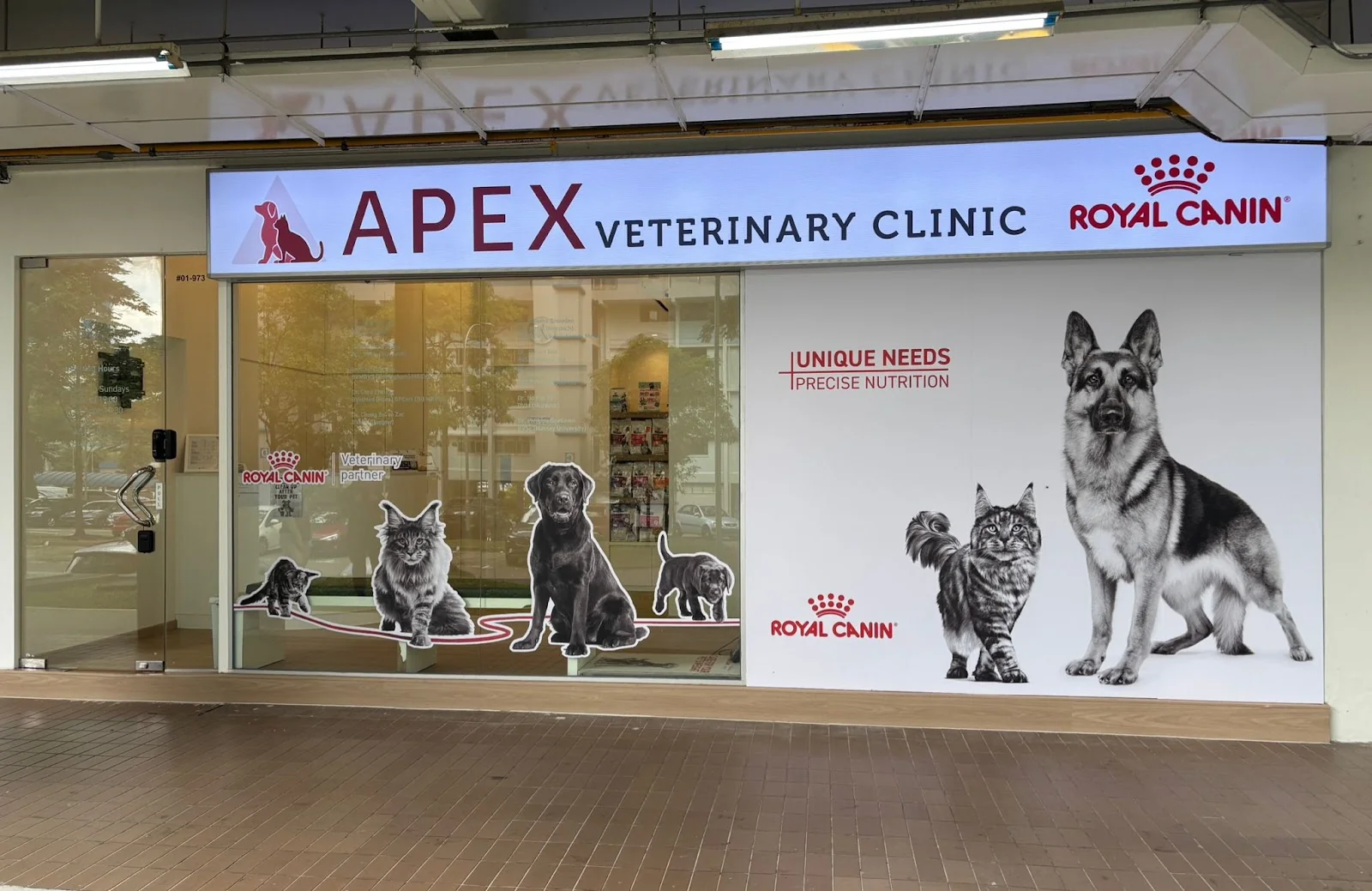 Exterior of Apex Veterinary Clinic (Ang Mo Kio Branch) in Ang Mo Kio.